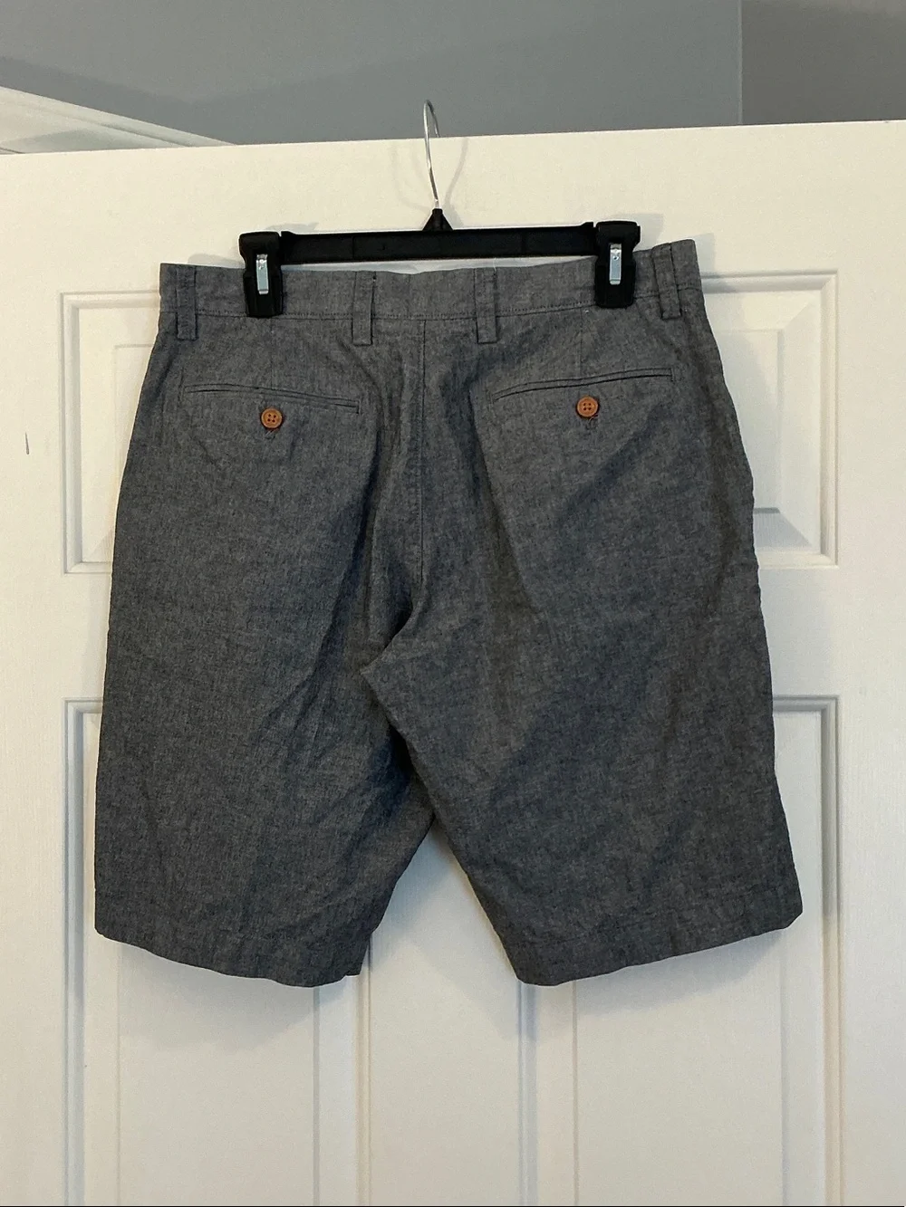 J. Crew Charcoal Gray Flat Front Men's Shorts 31W
